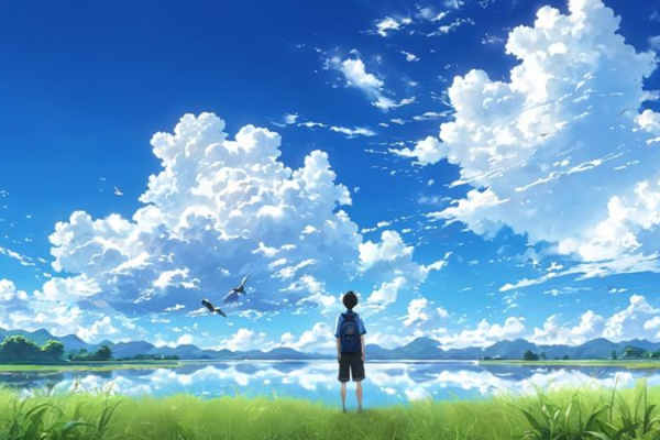 30+ Hình Nền Bầu Trời Anime – Vẻ Đẹp Lãng Mạn Và Huyền Ảo